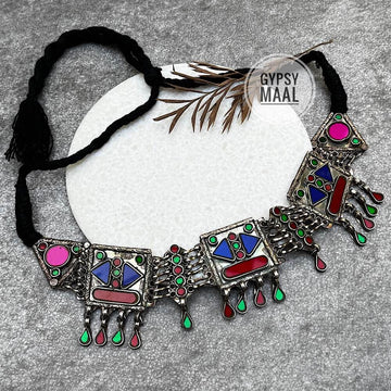 Multi Coloured Afghani Choker